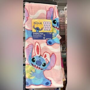 lilo and stitch easter plush blanket throw